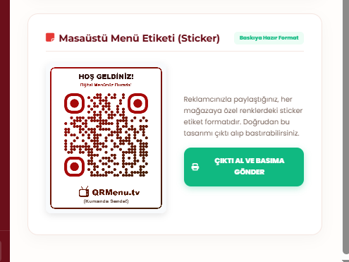 Masa Etiketi