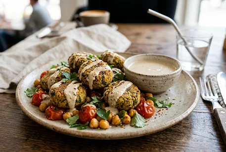 Fırınlanmış Falafel