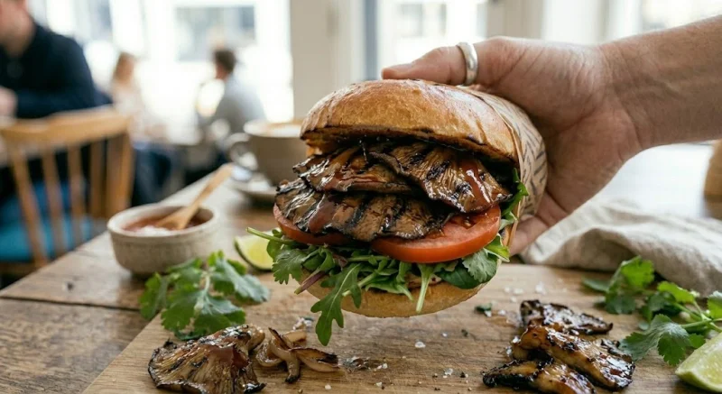 Mantar Asado Burger