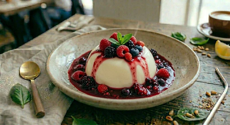 Panna Cotta ai Frutti di Bosco